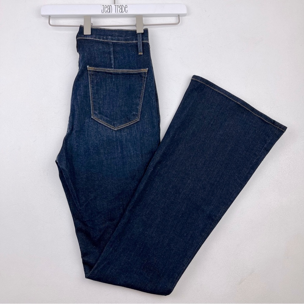 FRAME Le Flare De Francoise Patch Pocket Flared Jeans